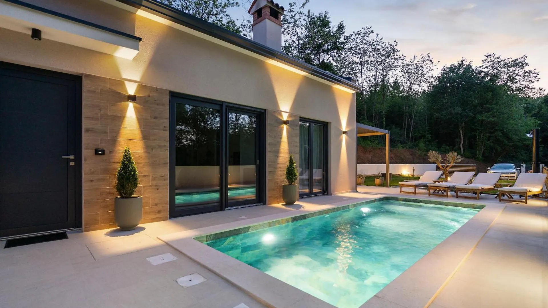 Charming Villa Harmonia With Heated Pool And Indoor Jacuzzi Surrounded By Nature Pićan